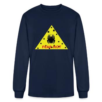 Fear Not - Men's Long Sleeve T-Shirt - navy - Front