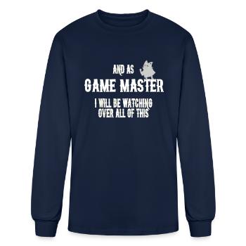 uploaded - Men's Long Sleeve T-Shirt - navy - Front