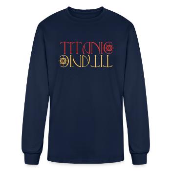 TITANIC - Men's Long Sleeve T-Shirt - navy - Front