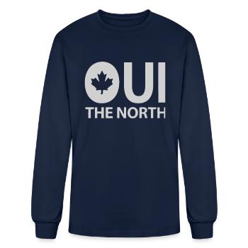 oui the north - Men's Long Sleeve T-Shirt - navy - Front