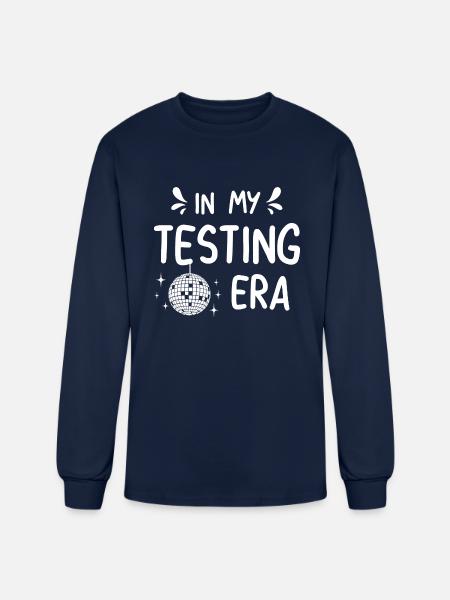 In My Testing Era Test Day - Men's Long Sleeve T-Shirt - navy