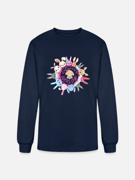 Cuteness Overload - Men's Long Sleeve T-Shirt - navy
