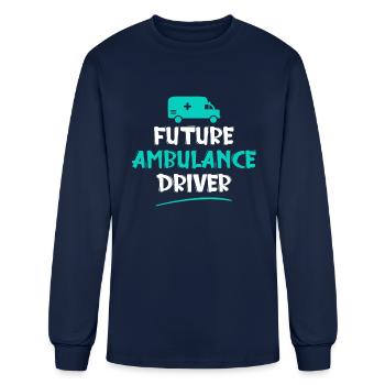 Future Ambulance Driver - Men's Long Sleeve T-Shirt - navy - Front