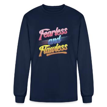 Confident Grace - Men's Long Sleeve T-Shirt - navy - Front