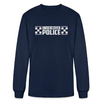 Undercover Police - Men's Long Sleeve T-Shirt - navy - Front