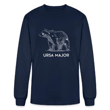 Ursa Major Constellation - Men's Long Sleeve T-Shirt - navy - Front