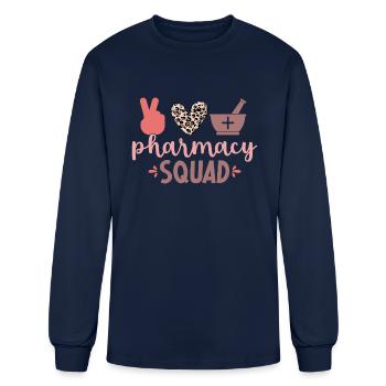 Pharmacy Squad - Men's Long Sleeve T-Shirt - navy - Front