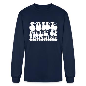Soul Full Of Sunshine - Men's Long Sleeve T-Shirt - navy - Front