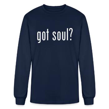 got soul - Men's Long Sleeve T-Shirt - navy - Front
