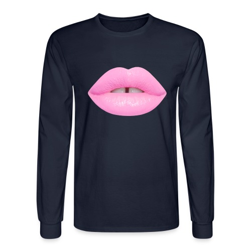lipstick cosmetics pink - Men's Long Sleeve T-Shirt