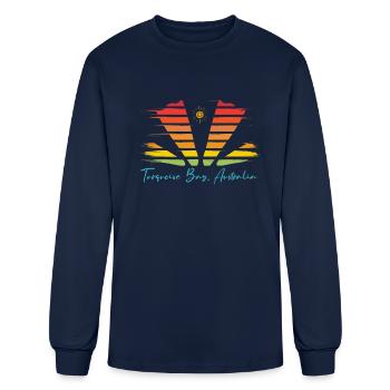 Turquoise Bay - Men's Long Sleeve T-Shirt - navy - Front