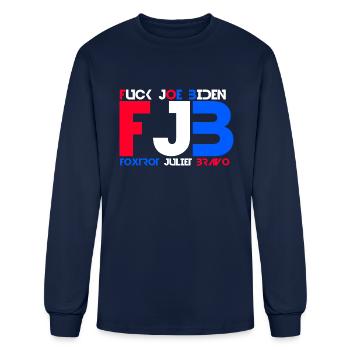 uploaded - Men's Long Sleeve T-Shirt - navy - Front