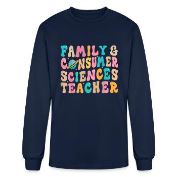 Family And Consumer Science - Men's Long Sleeve T-Shirt - navy - Front