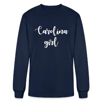 Carolina Girl - Men's Long Sleeve T-Shirt - navy - Front