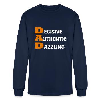 Acronym DAD - Men's Long Sleeve T-Shirt - navy - Front