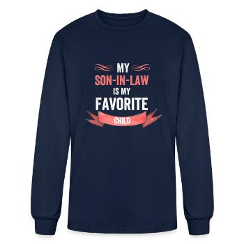 My Son In Law Is My Favorite Child - Men's Long Sleeve T-Shirt - navy - Front