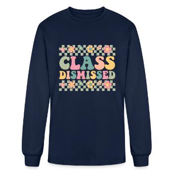 Class Dismissed - Men's Long Sleeve T-Shirt - navy - Front