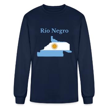 Rio Negro Province Argentine - Men's Long Sleeve T-Shirt - navy - Front