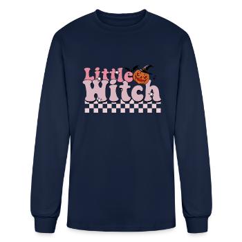 Little witch - Men's Long Sleeve T-Shirt - navy - Front