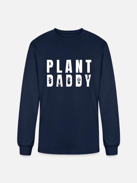 Plant Daddy - Men's Long Sleeve T-Shirt - navy