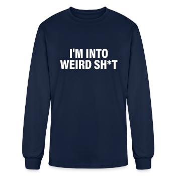 I'm Into Weird Sht - Men's Long Sleeve T-Shirt - navy - Front