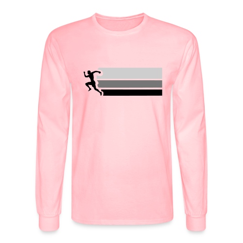 runner retro design - Men's Long Sleeve T-Shirt