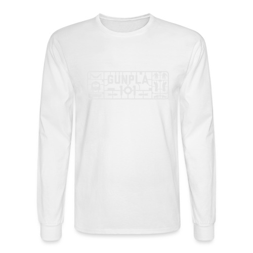 Gunpla 101 Men's T-shirt — Zeta Blue - Men's Long Sleeve T-Shirt