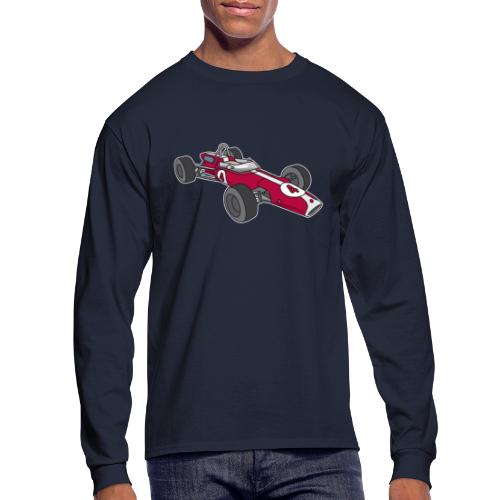 Red racing car, racecar, sportscar - Men's Long Sleeve T-Shirt