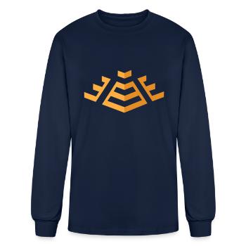 Pyramid Archaeology Archaeologist - Men's Long Sleeve T-Shirt - navy - Front