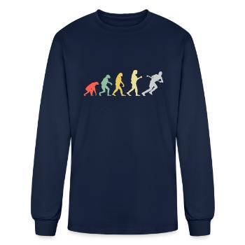 Hockey - Men's Long Sleeve T-Shirt - navy - Front