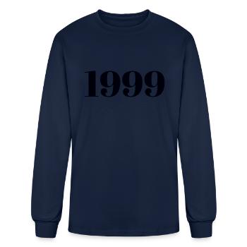 1999 - Men's Long Sleeve T-Shirt - navy - Front