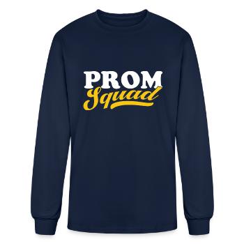 Prom Squad Graduation 2022 Prom Party tumblr - Men's Long Sleeve T-Shirt - navy - Front