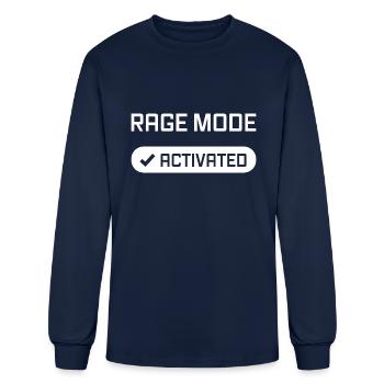 Rage Mode Activated - Men's Long Sleeve T-Shirt - navy - Front