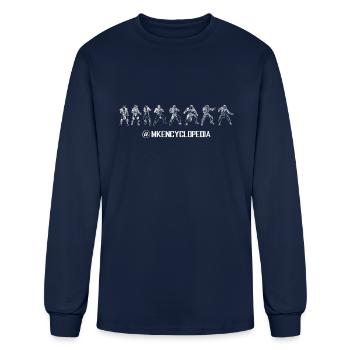 Evolution Sub Zero - Men's Long Sleeve T-Shirt - navy - Front