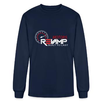 Revamp motors - Men's Long Sleeve T-Shirt - navy - Front