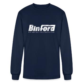 Binford Tools - Men's Long Sleeve T-Shirt - navy - Front