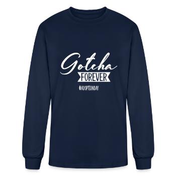 Gotcha Adoption Day - Men's Long Sleeve T-Shirt - navy - Front