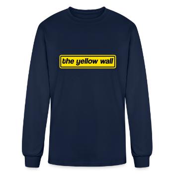 The Yellow Wall - Men's Long Sleeve T-Shirt - navy - Front