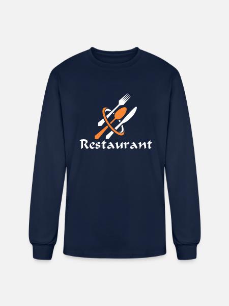 Restaurant - Men's Long Sleeve T-Shirt - navy