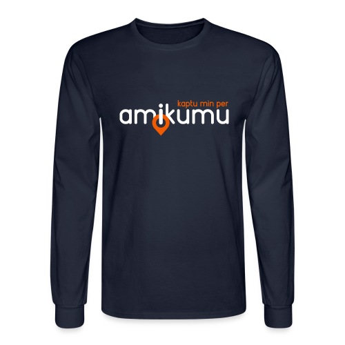 Kaptu min per Amikumu Blanka - Men's Long Sleeve T-Shirt