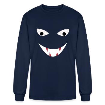 Scary Halloween - Men's Long Sleeve T-Shirt - navy - Front