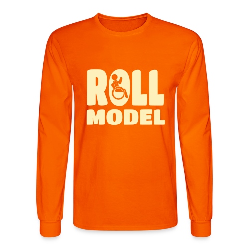 Wheelchair Roll model - Men's Long Sleeve T-Shirt