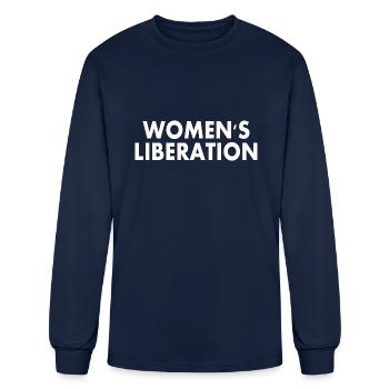 Womens liberation - Men's Long Sleeve T-Shirt - navy - Front