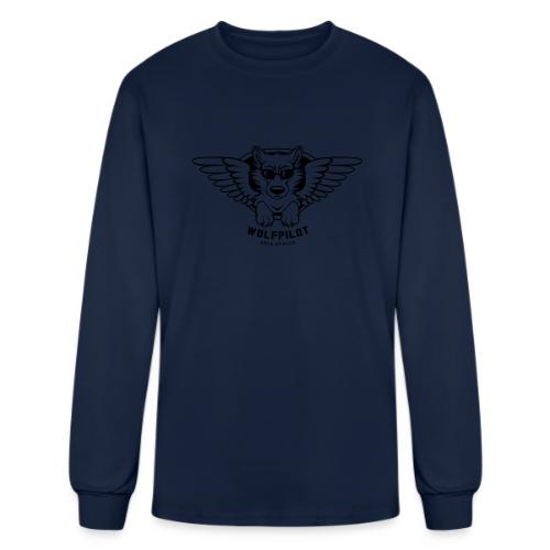 Wolfpilot Logo Black - Men's Long Sleeve T-Shirt