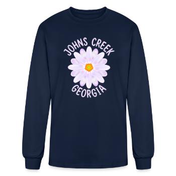 Johns Creek Georgia - Men's Long Sleeve T-Shirt - navy - Front