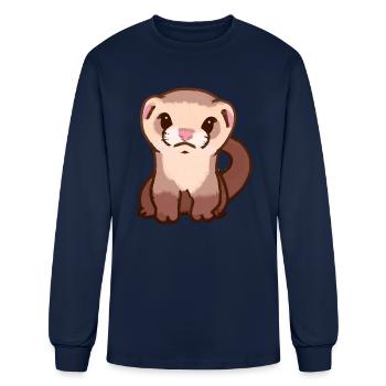 ferrets - Men's Long Sleeve T-Shirt - navy - Front