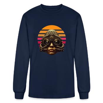 Avenir du casque de réalité virtuelle - T-shirt à manches longues Homme - marine - Devant