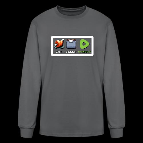 Eat Sleep Rumble merch - Men's Long Sleeve T-Shirt
