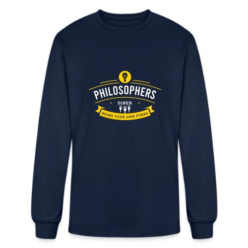 Philosophers Diner - Men's Long Sleeve T-Shirt