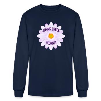 Johns Creek Georgia - Men's Long Sleeve T-Shirt - navy - Front